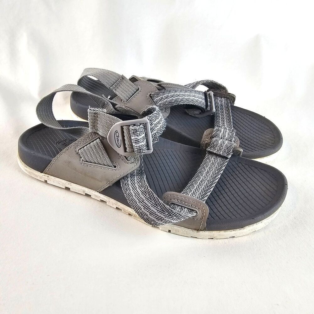Chaco Lowdown Sandals Womens 6 Gray Adjustable Sport Hiking Outdoor Comfort